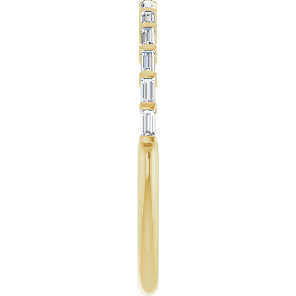 14K Yellow 1/5 CTW Natural Diamond Anniversary Band