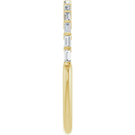 14K Yellow 1/5 CTW Natural Diamond Anniversary Band