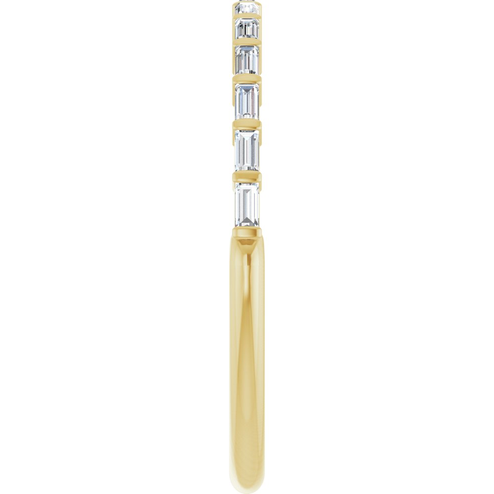 14K Yellow Gold 1/5 CTW Natural Diamond Anniversary Band