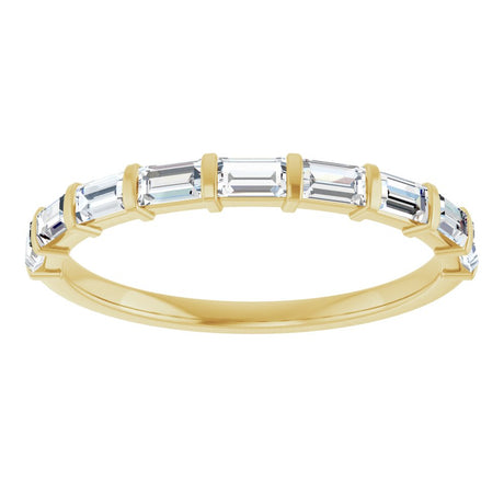 14K Yellow Gold 1/2 CTW Lab-Grown Diamond Anniversary Band
