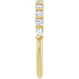 14K Yellow Gold 3/8 CTW Lab-Grown Diamond Anniversary Band