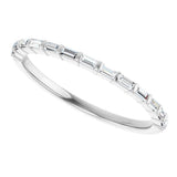 14K White Gold 1/5 CTW Lab-Grown Diamond Anniversary Band