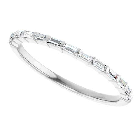 14K White Gold 1/5 CTW Lab-Grown Diamond Anniversary Band