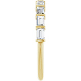 14K Yellow Gold 5/8 CTW Natural Diamond Anniversary Band