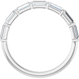 14K White Gold 3/4 CTW Lab-Grown Diamond Anniversary Band