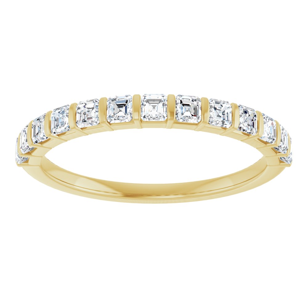 14K Yellow Gold 5/8 CTW Lab-Grown Diamond Anniversary Band