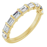 14K Yellow Gold 1 CTW Lab-Grown Diamond Anniversary Band