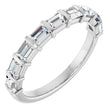 Platinum 1 CTW Lab-Grown Diamond Anniversary Band