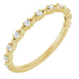 14K Yellow 1/6 CTW Natural Diamond Anniversary Band