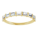 14K Yellow Gold 5/8 CTW Natural Diamond Anniversary Band