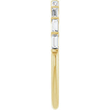 14K Yellow Gold 1/4 CTW Natural Diamond Anniversary Band