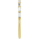 10K Yellow Gold 1/4 CTW Lab-Grown Diamond Anniversary Band