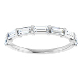 14K White Gold 3/4 CTW Lab-Grown Diamond Anniversary Band