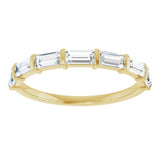 14K Yellow 5/8 CTW Natural Diamond Anniversary Band