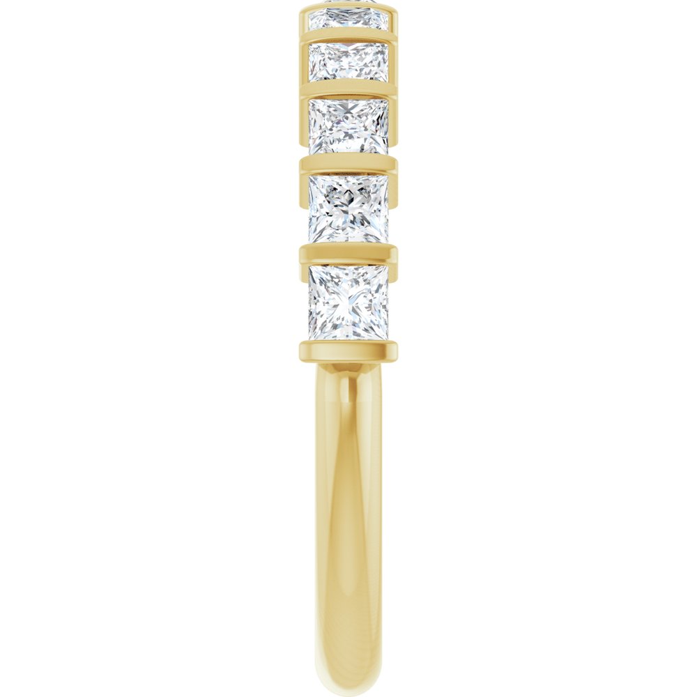 14K Yellow 1 CTW Natural Diamond Anniversary Band