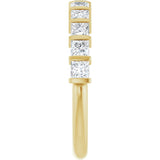 14K Yellow 1 CTW Natural Diamond Anniversary Band