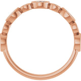 14K Rose Gold 1/4 CTW Natural Diamond Anniversary Band