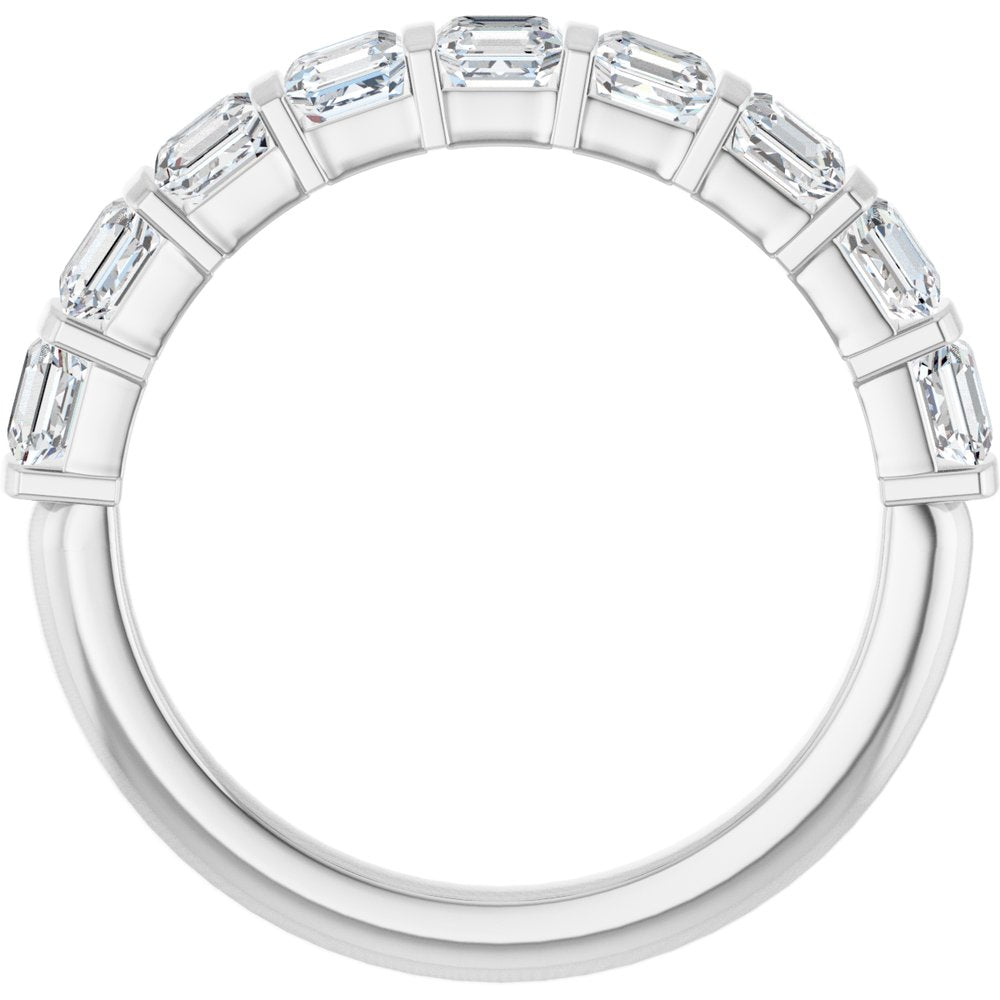 14K White Gold 1 1/3 CTW Lab-Grown Diamond Anniversary Band