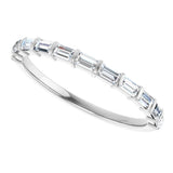 14K White Gold 1/3 CTW Lab-Grown Diamond Anniversary Band