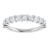 14K White Gold 1 CTW Lab-Grown Diamond Anniversary Band