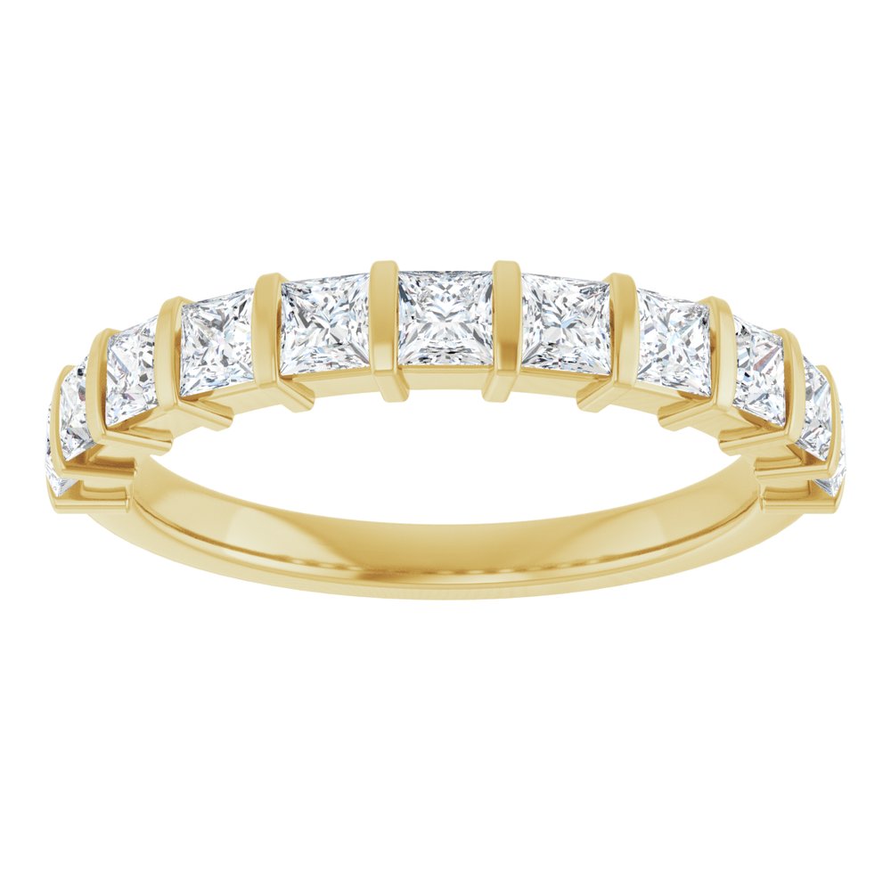 14K Yellow 1 CTW Natural Diamond Anniversary Band