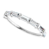 Platinum 3/4 CTW Lab-Grown Diamond Anniversary Band