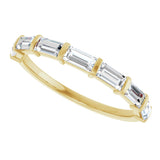 14K Yellow 5/8 CTW Natural Diamond Anniversary Band