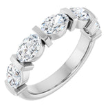 14K White Gold 2 CTW Lab-Grown Diamond Anniversary Band