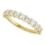 14K Yellow 1 CTW Natural Diamond Anniversary Band