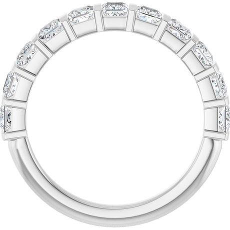 14K White Gold 1 1/2 CTW Lab-Grown Diamond Anniversary Band