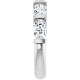 14K White Gold 2 CTW Lab-Grown Diamond Anniversary Band