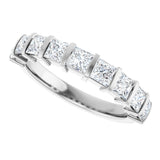 14K White Gold 1 1/3 CTW Lab-Grown Diamond Anniversary Band