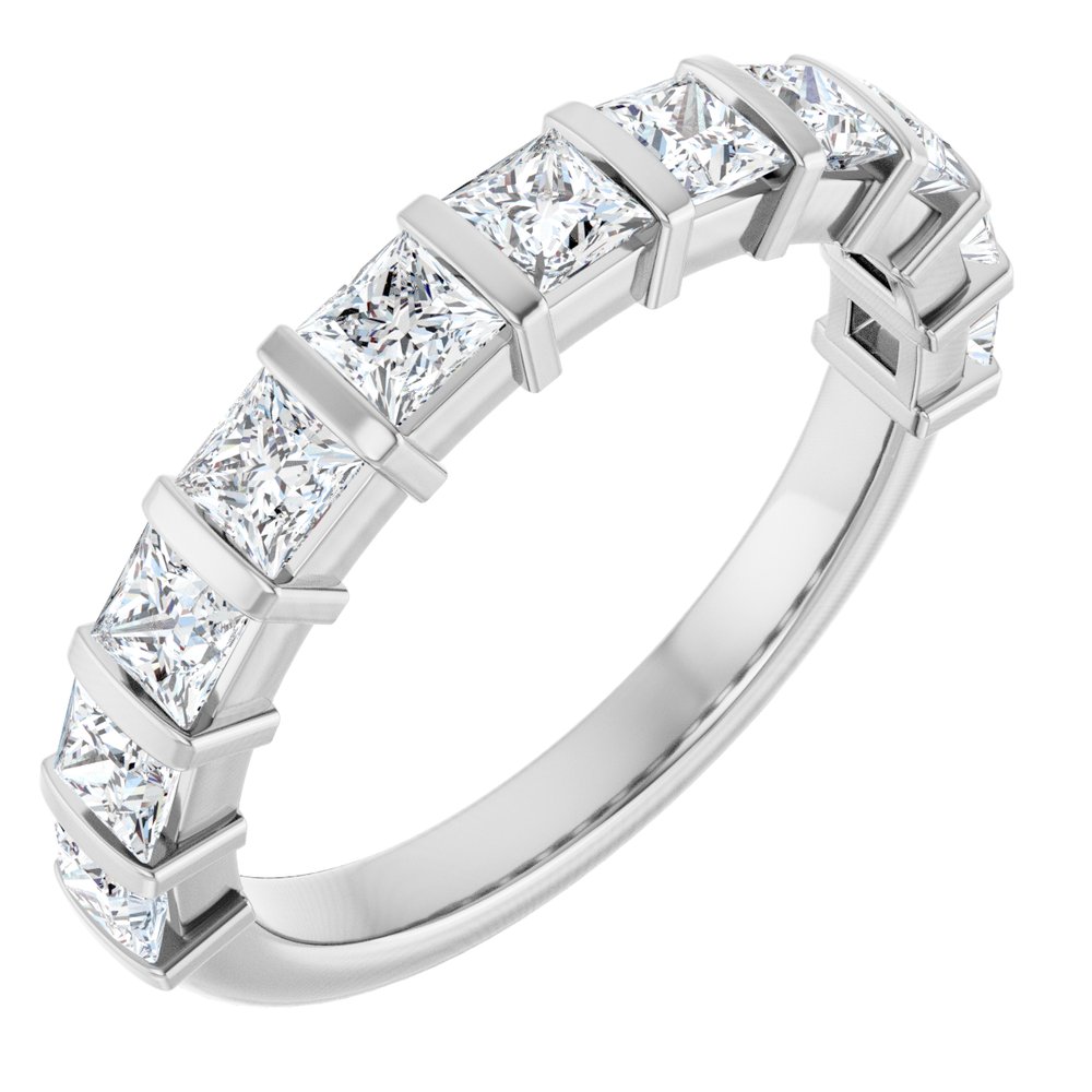 14K White Gold 1 1/2 CTW Lab-Grown Diamond Anniversary Band