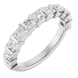 14K White Gold 1 1/2 CTW Lab-Grown Diamond Anniversary Band