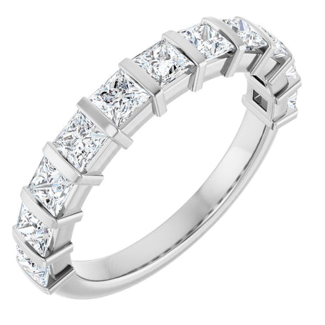 14K White Gold 1 1/2 CTW Lab-Grown Diamond Anniversary Band