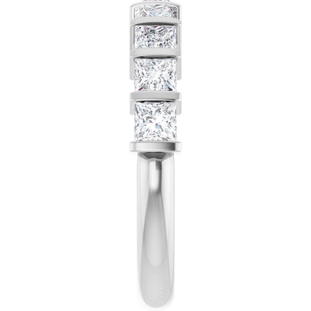 14K White Gold 1 1/3 CTW Lab-Grown Diamond Anniversary Band