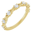 14K Yellow 3/8 CTW Lab-Grown Diamond Anniversary Band