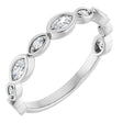 14K White Gold 1/3 CTW Lab-Grown Diamond  Anniversary Band