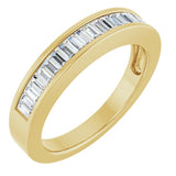 14K Yellow 1/2 CTW Natural Diamond Anniversary Band