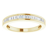 14K Yellow 1/4 CTW Natural Diamond Anniversary Band