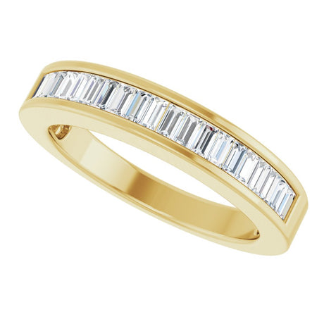 14K Yellow Gold 1/2 CTW Natural Diamond Anniversary Band