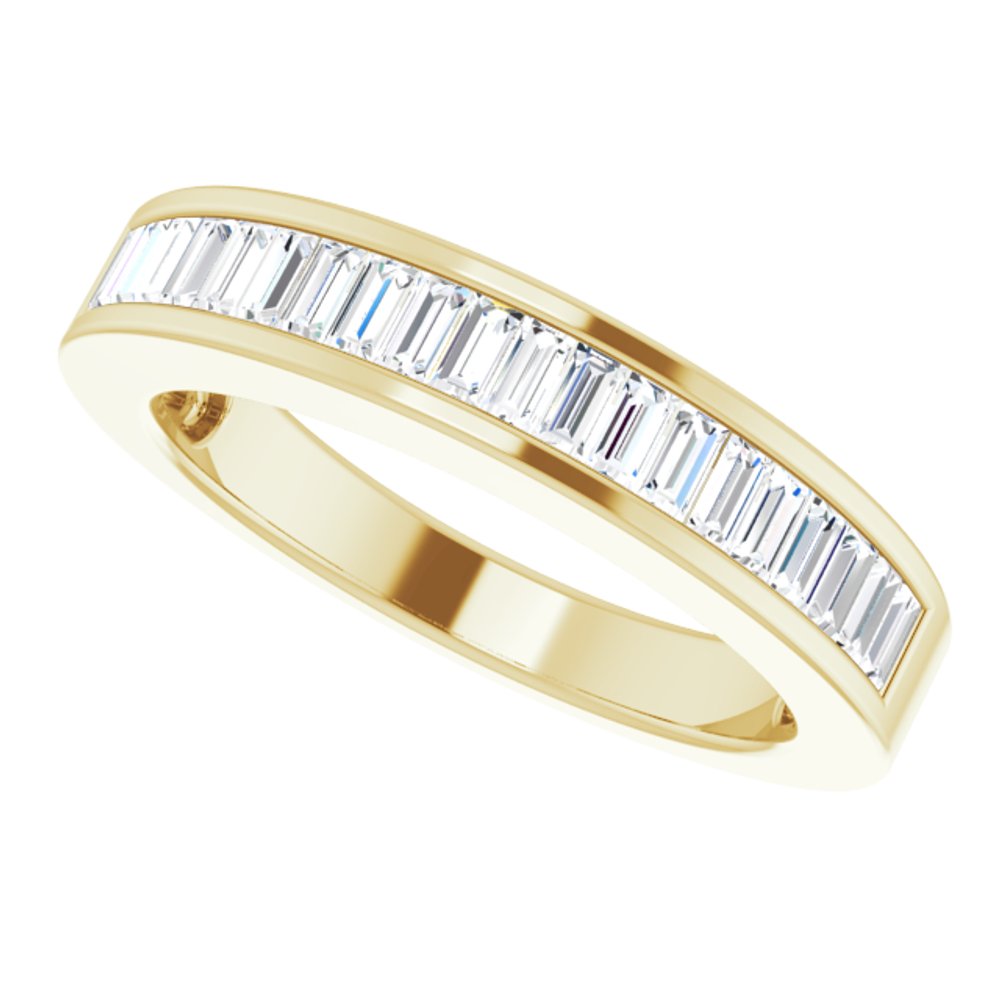 14K Yellow Gold 1/2 CTW Natural Diamond Anniversary Band