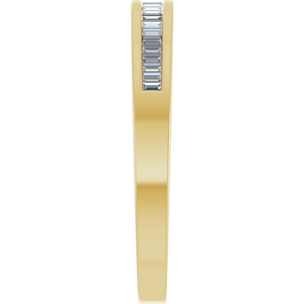 14K Yellow 1/4 CTW Natural Diamond Anniversary Band