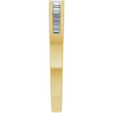 14K Yellow 1/4 CTW Natural Diamond Anniversary Band