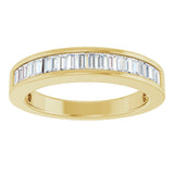 14K Yellow 1/2 CTW Natural Diamond Anniversary Band