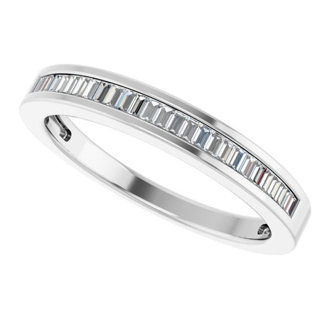 14K White 1/4 CTW Natural Diamond Anniversary Band