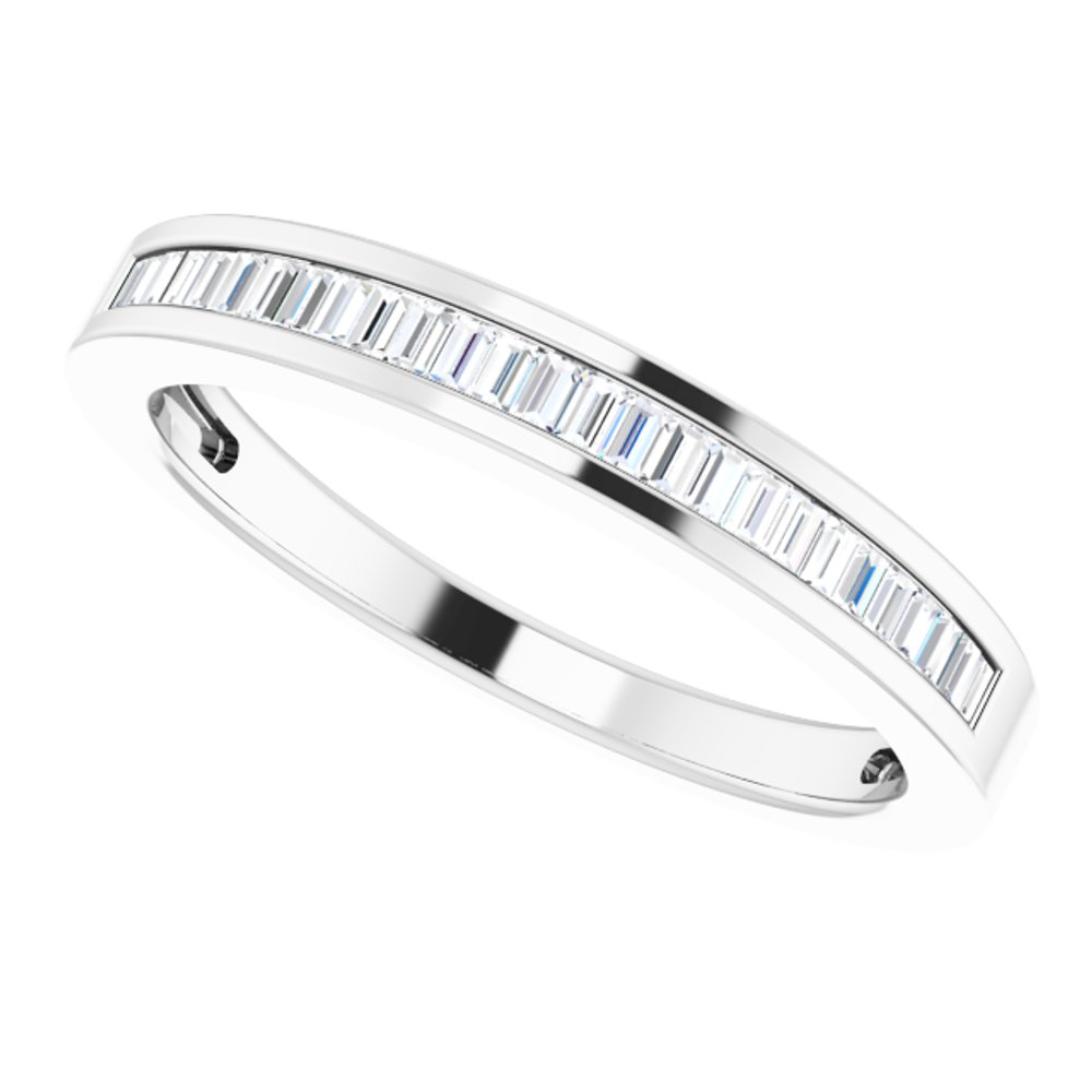 14K White 1/4 CTW Natural Diamond Anniversary Band