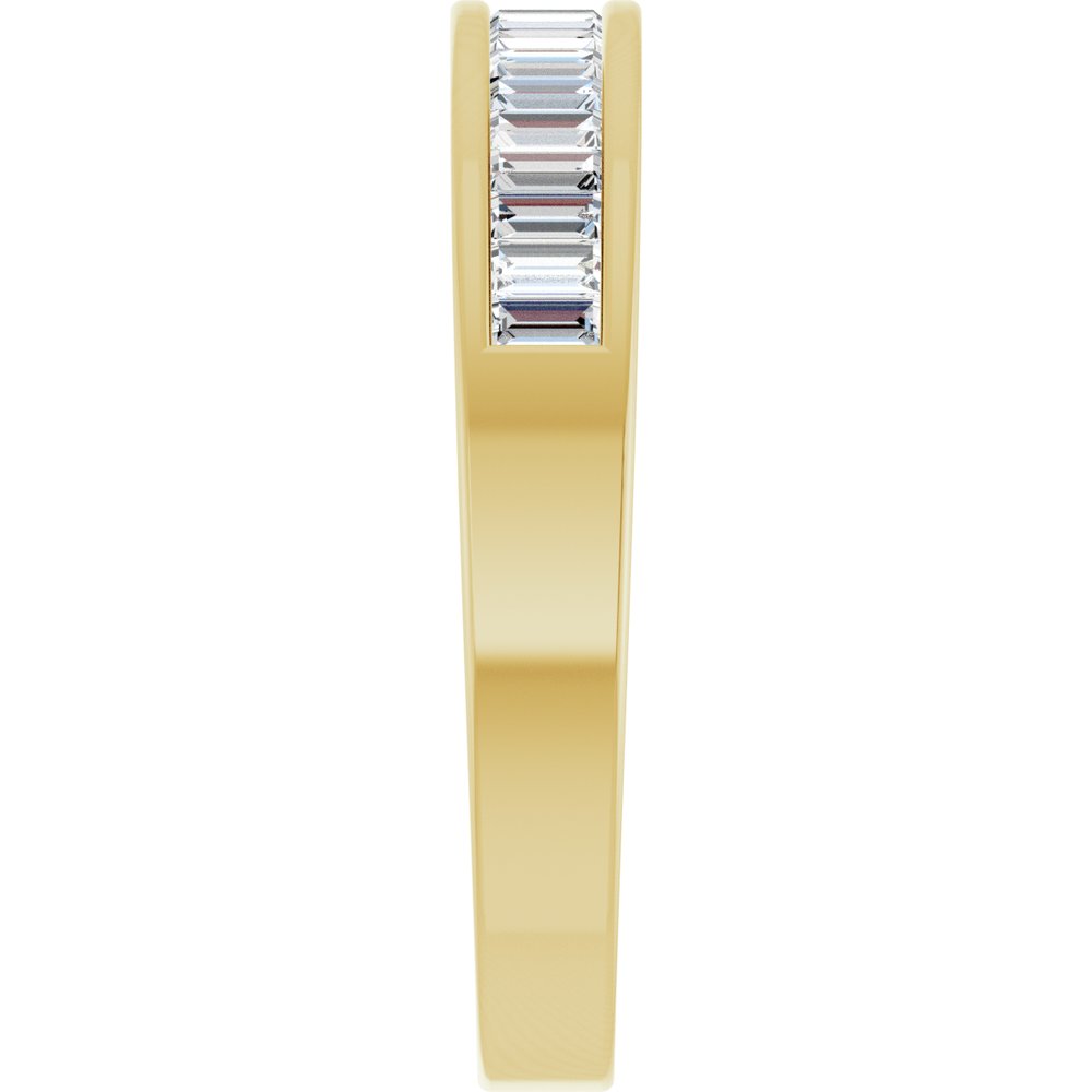 14K Yellow 1/2 CTW Natural Diamond Anniversary Band