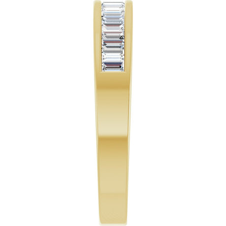 14K Yellow Gold 1/2 CTW Natural Diamond Anniversary Band