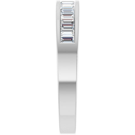 14K White Gold 1/2 CTW Natural Diamond Anniversary Band